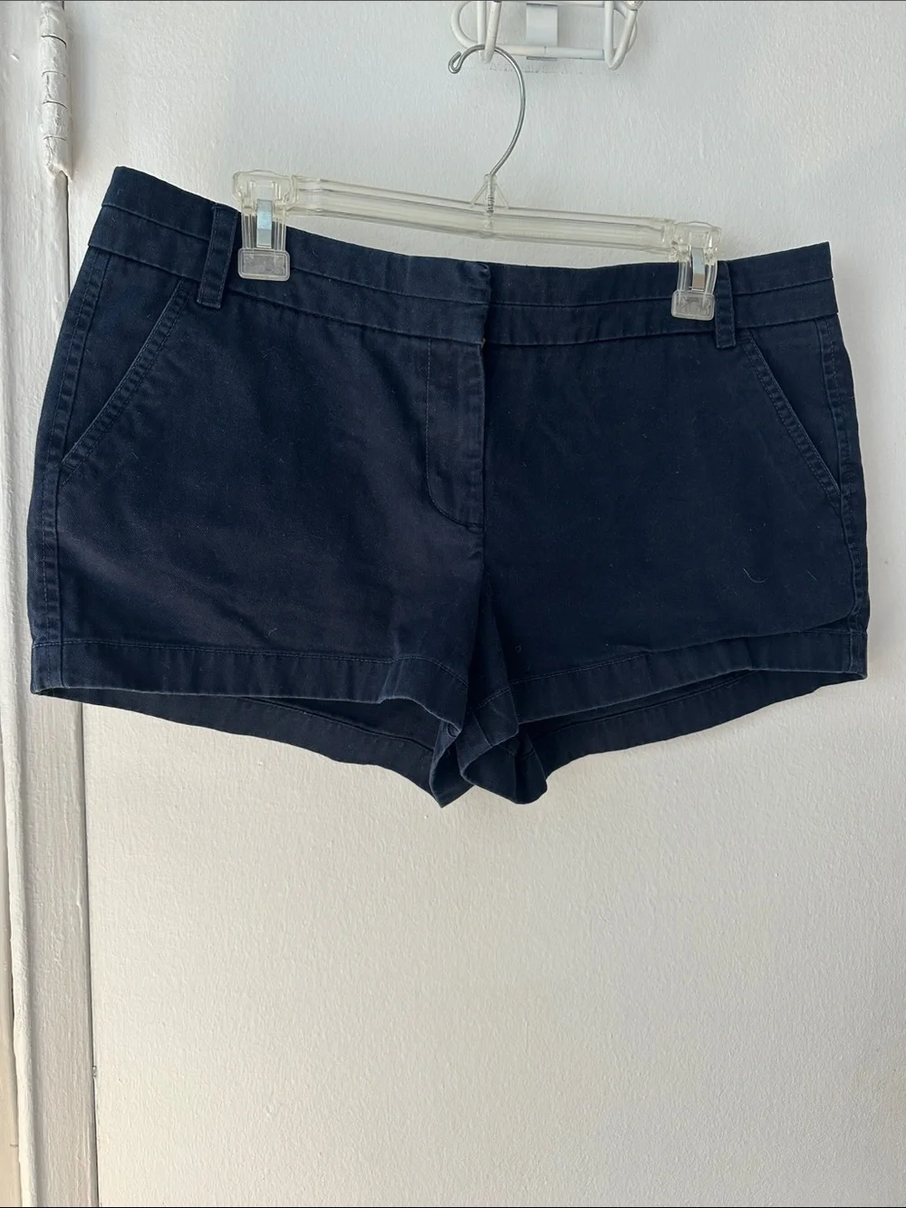 Women’s J. Crew Navy Chino Shorts sz 12